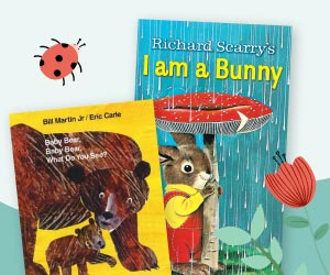 Pippa and Pelle in the Spring Garden in A Bounty of Kid Lit