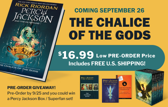 giveaway details with cover of Chalice of the Gods book shown