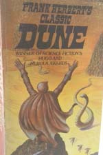cover of vintage copy of Dune