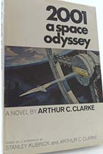 cover of a vintage copy of 2001: a space odyssey