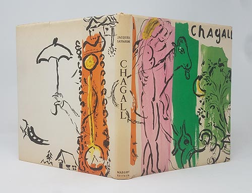 cover of vintage copy of Chagall with text by Jacques Lassaigne
