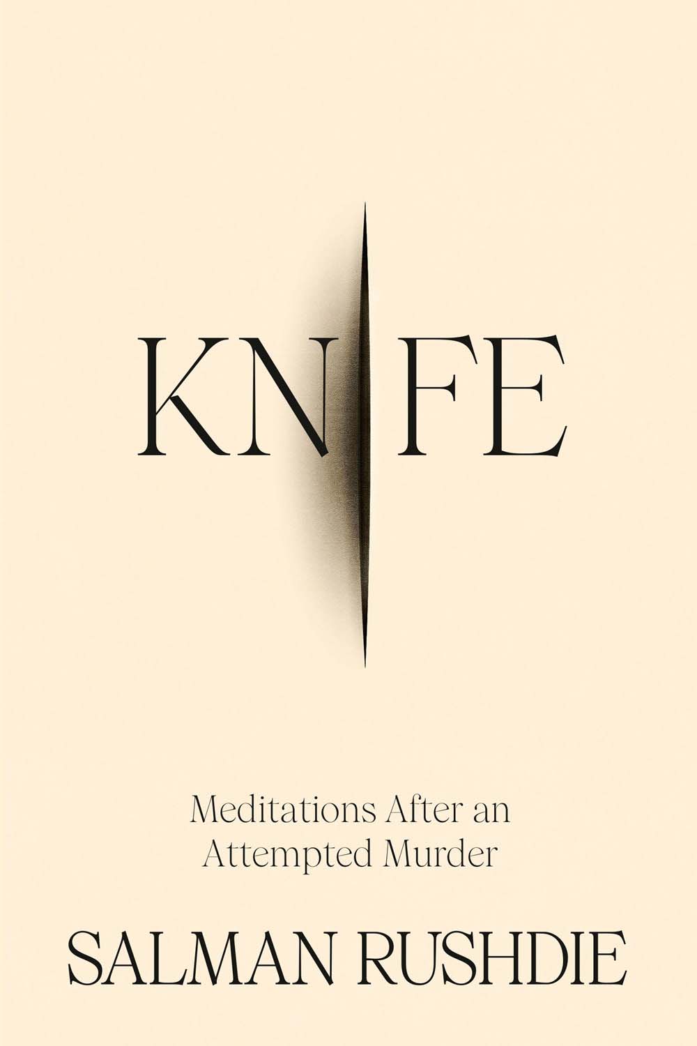 Knife: Meditations After an Attempted Murder 0593730240 Book Cover