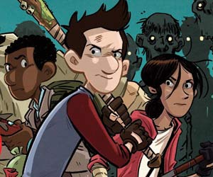 The Walking Dead Compendium Volume 1 in The Last Kids on Earth Crash Course