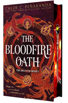 Hardcover The Bloodfire Oath Book
