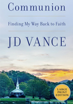 Paperback Communion: Finding My Way Back To Faith [Large Print] Book