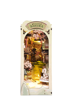 Gift Falling Sakura Book Nook Book