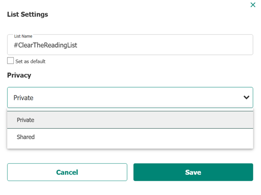 wishlist settings